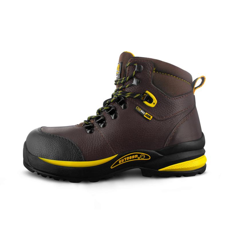 Procliff Protection Lace-Up Work Shoe- Brown 44365